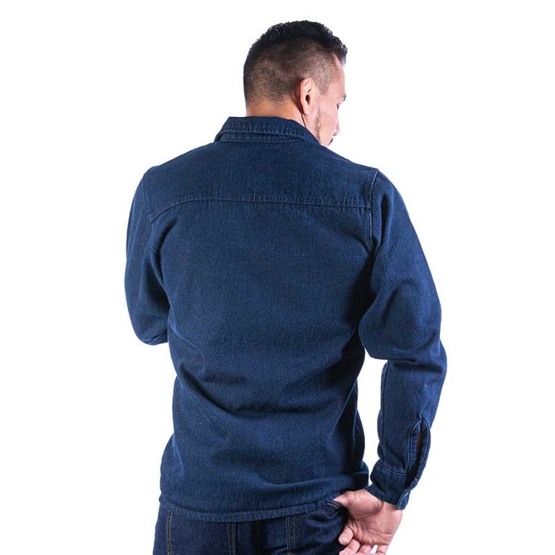 Camisa Work | Camisola de Mezclilla industrial uso rudo Hombre 14 oz