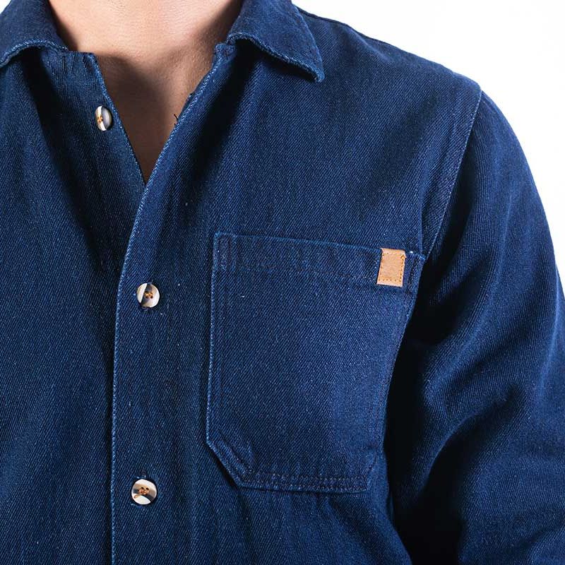 Camisa Work | Camisola de Mezclilla industrial uso rudo Hombre 14 oz