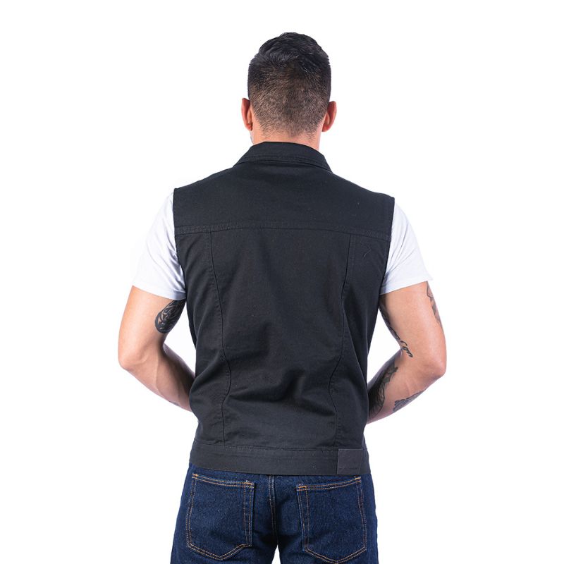 Chaleco Work para Hombre | mezclilla de uso rudo de 14 oz