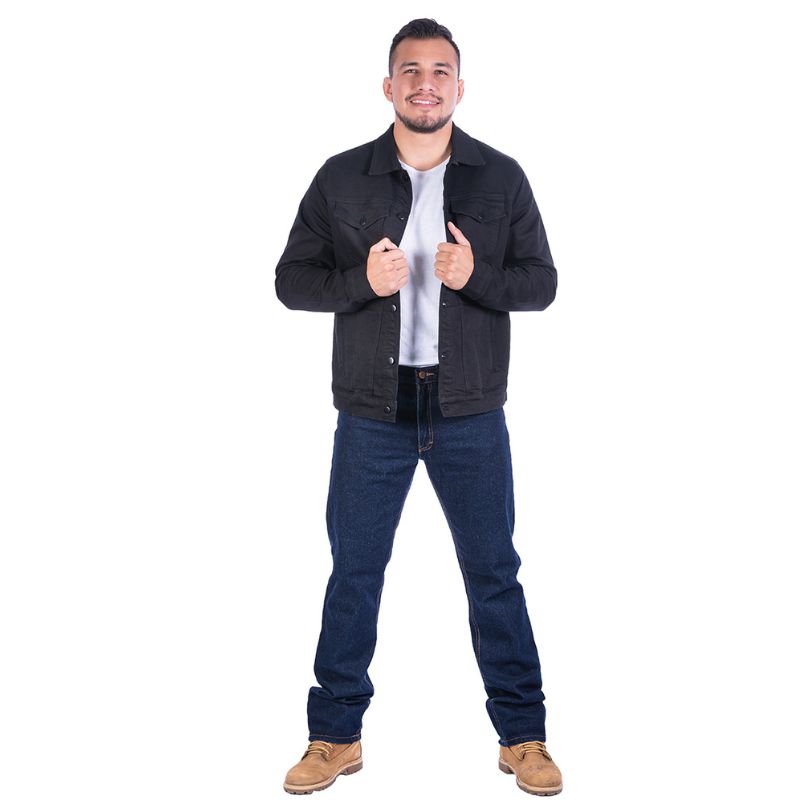 Chamarra de Mezclilla industrial para trabajo para Hombre | Mezclilla de uso rudo de 14 oz