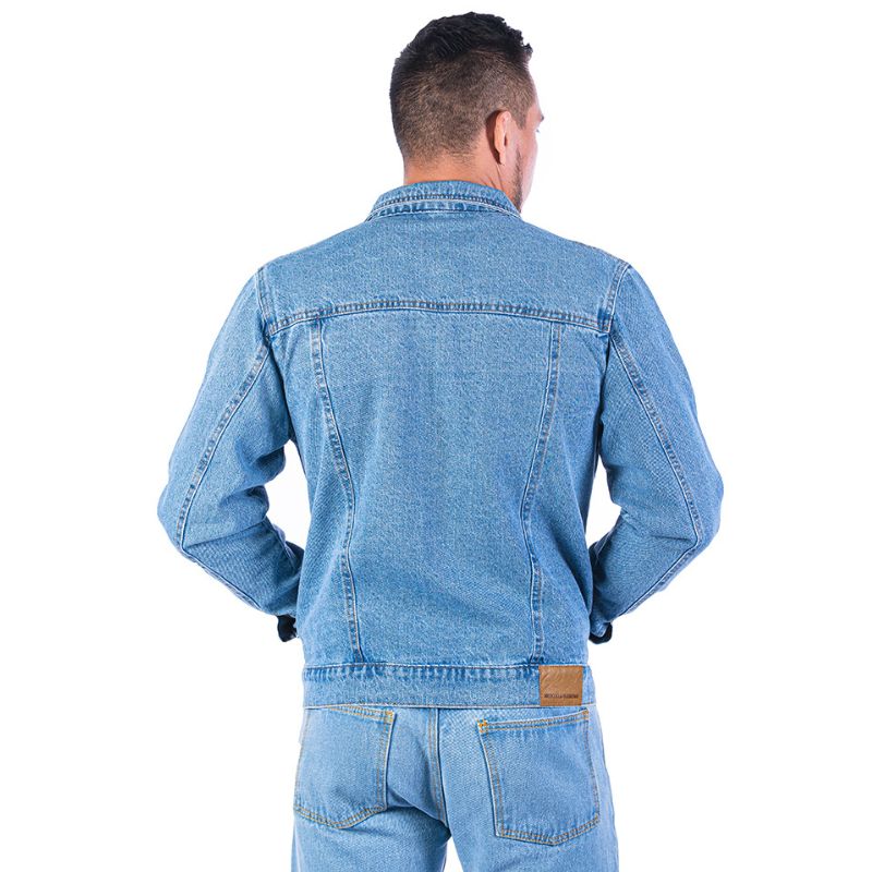 Chamarra de Mezclilla industrial para trabajo para Hombre | Mezclilla de uso rudo de 14 oz