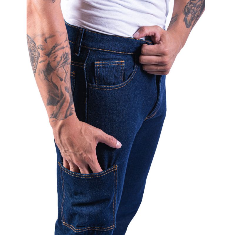 Pantalón de mezclilla Work Cargo 14 oz